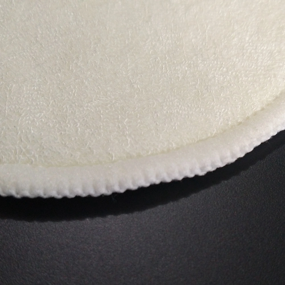 8pcs Washable Organic Bamboo Nursing Pad Leakproof Reusable Nursing Pads (Light Yellow)