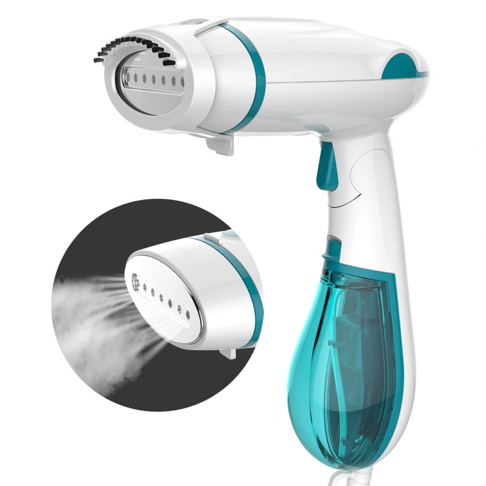 HOMEMAXS 140ml Portable Garment Steamer Handheld Clothes Steamer Wrinkle Release Remover for Home Travel (EU Plug)