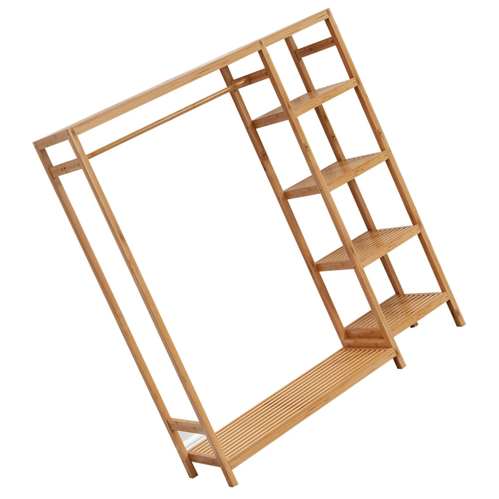1pc Multifunction Garment Rack Clothes Coat Storage Shelf Clothes Drying Hanger