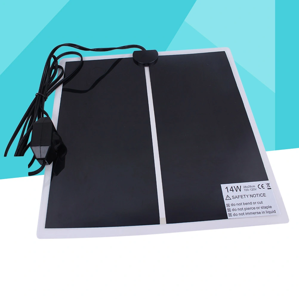 1PC 14W Reptile Heating Pad Mat Adjustable Temperature Reptile Tank Warmer Mat for Turtle Lizard with EU Plug