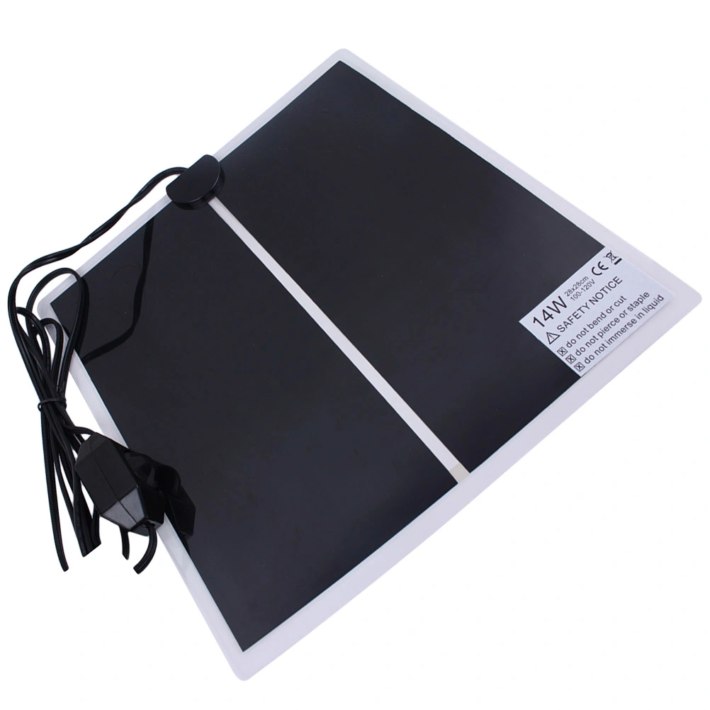 1PC 14W Reptile Heating Pad Mat Adjustable Temperature Reptile Tank Warmer Mat for Turtle Lizard with EU Plug