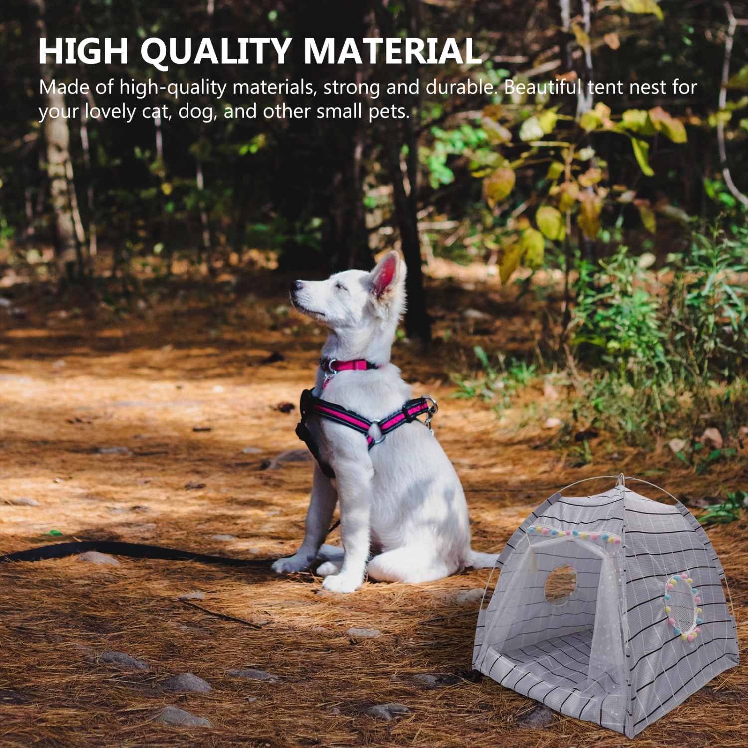 Detachable Pet Tent Cat Dog Tent Practical Cat Dog Nest Waterproof Pet Tent