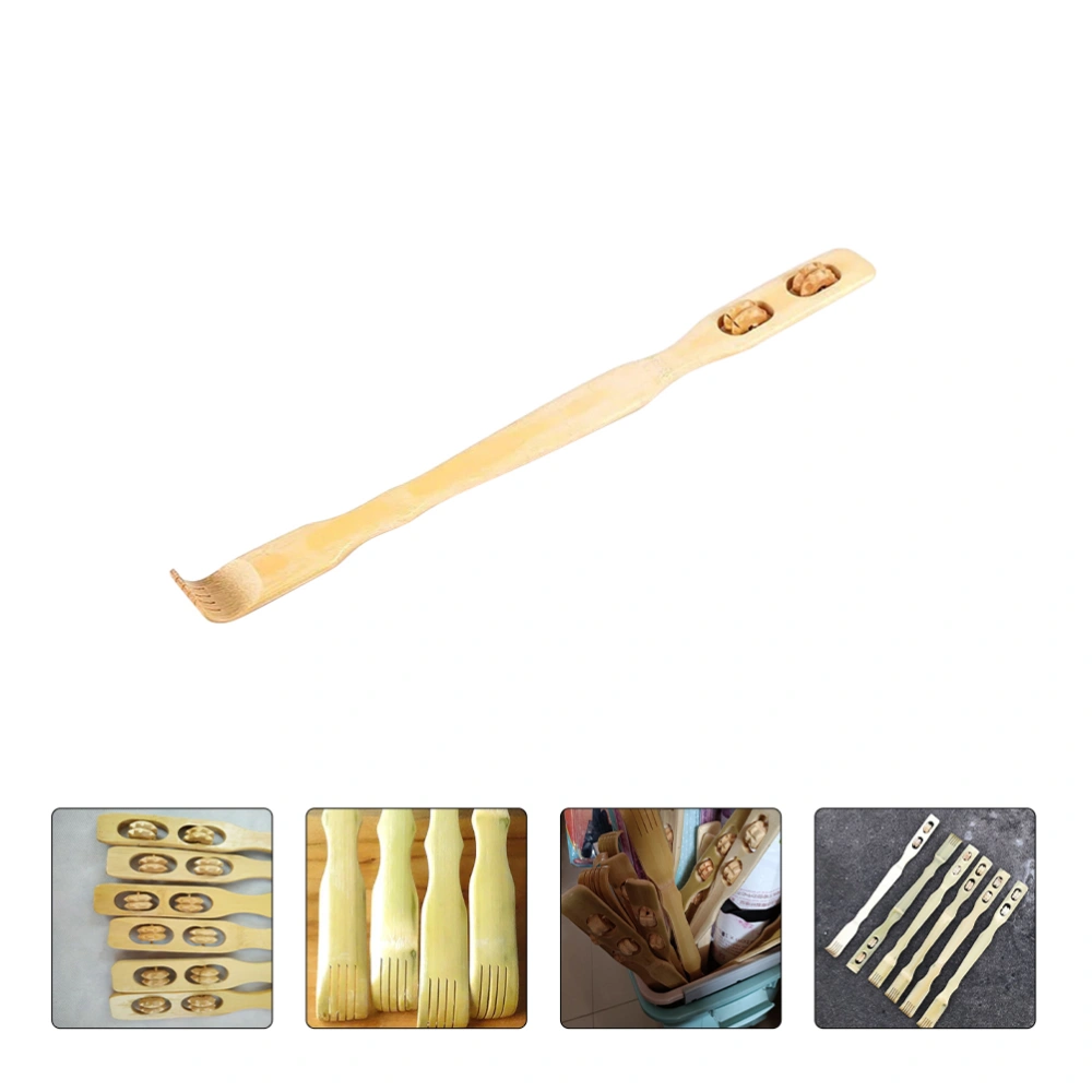 5Pcs Bamboo Back Scratchers Tickler Back Massagers Creative Arm Scratchers