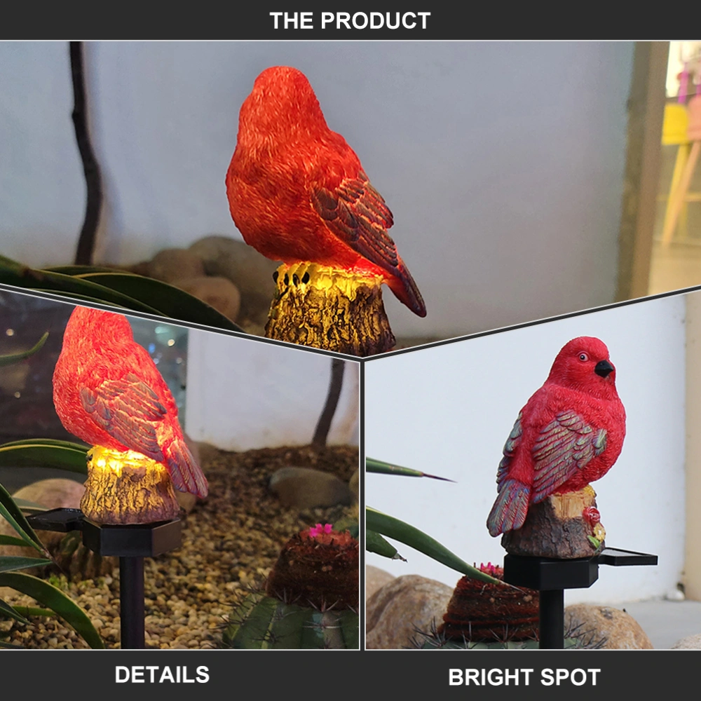 Garden Stake Solar Lights Outdoor Decorative Solar LED Lights Bird Ornament