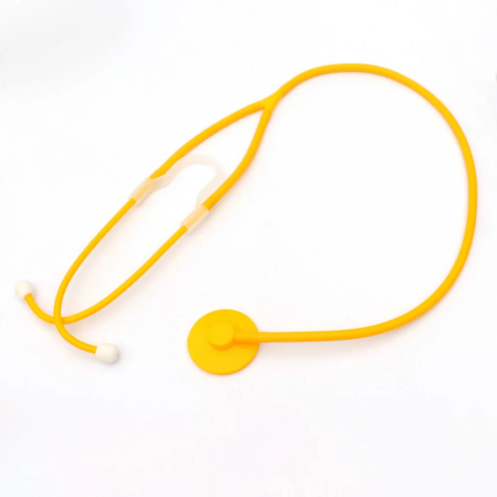 1 Set Children Toy Costume  DIY Stethoscope Stage Performance Party Props Echometer Medical Education Kit