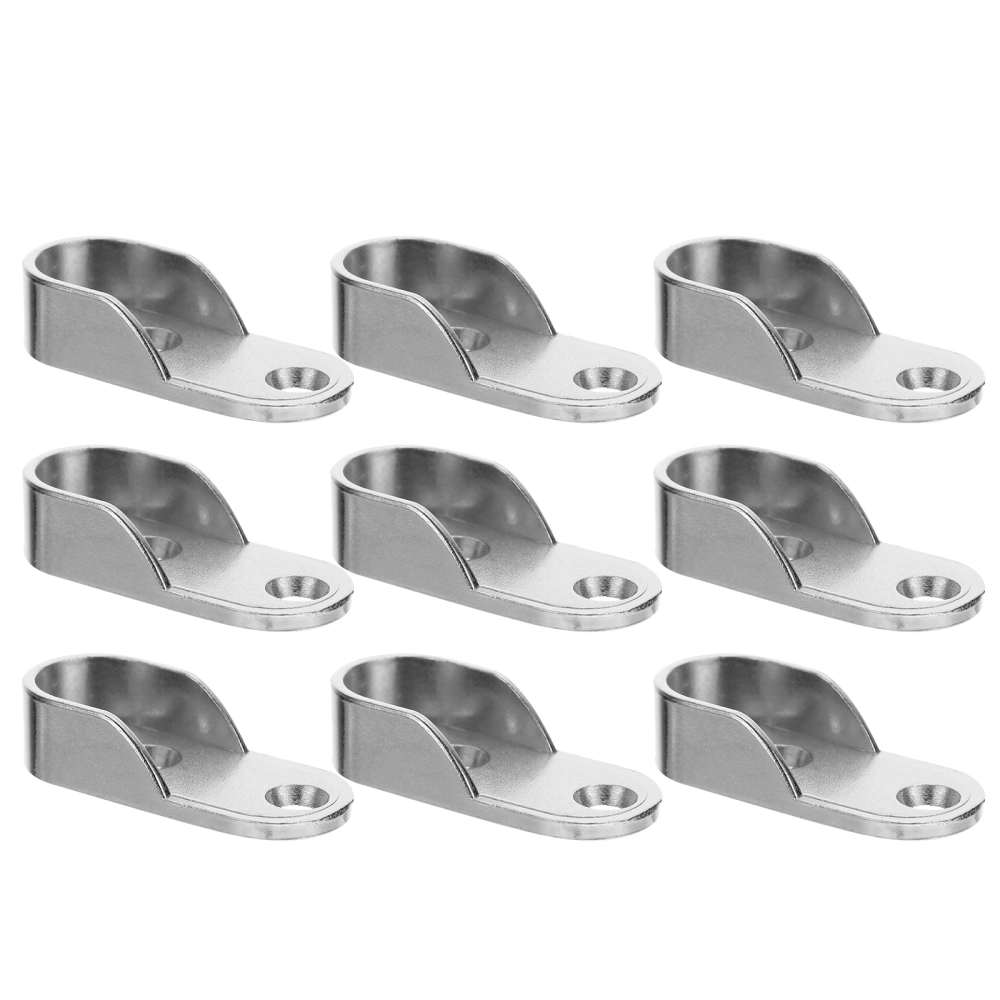 12pcs Wardrobe Closet Pole Socket Rod End Support Closet Pipe Flange Socket