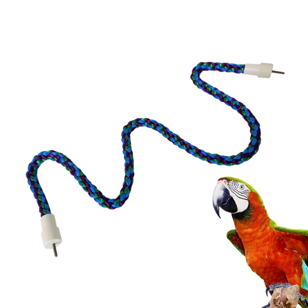 Funny Parrot Cotton Rope Bird Climbing Rope Educational Rope Playing Rope Toy (55cm)