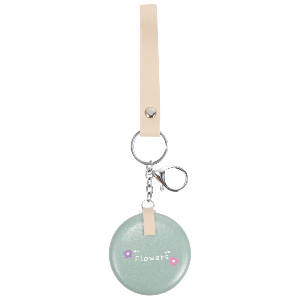 1pc Mini Portable Make-up Mirror Delicate Pocket Mirror as a Metal Key Ring