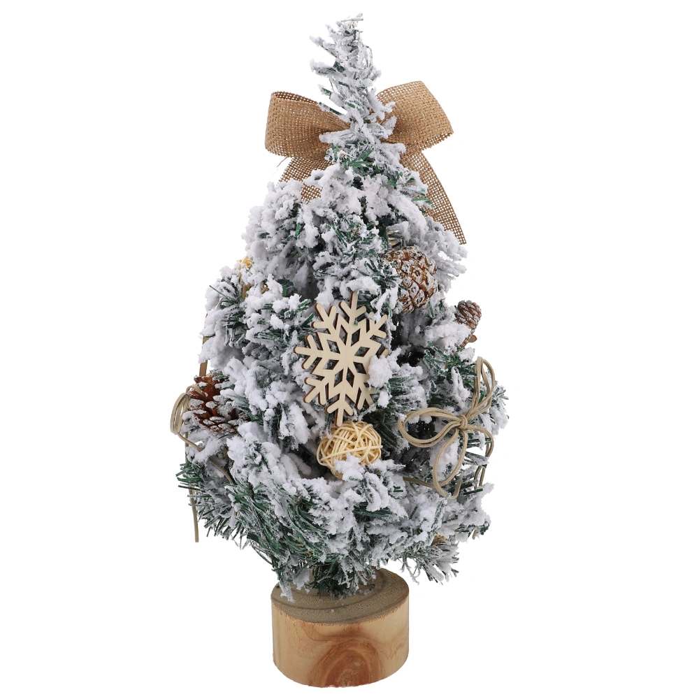 Decorative Desktop Christmas Tree Decor Micro Xmas Tree Ornament Party Supplies