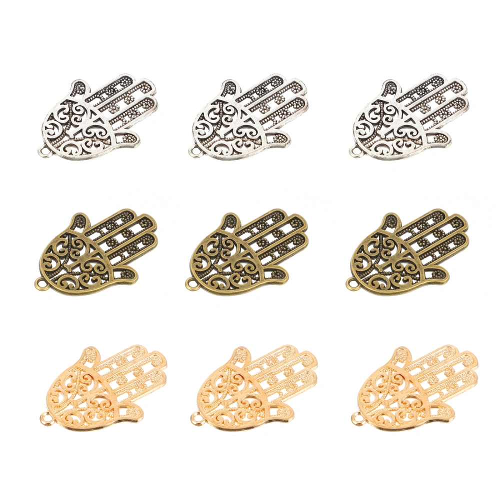 30 Pcs Palm Shape Bracelet Buckle Bracelet Necklace Clasps Jewelry Making Supplies