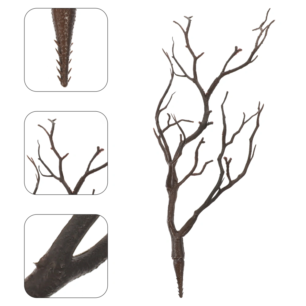 4pcs Artificial Dried Antlers Tree Branches Artificial Branches Decorative Plant Twigs Decors