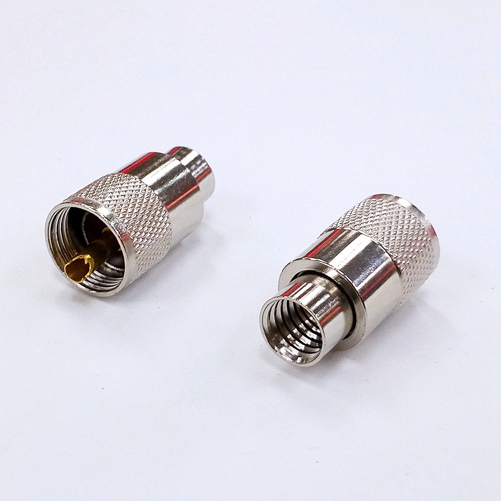 10pcs PL259 Solder Connector Plug with Reducer for RG8U RG58-3 Coaxial Coax Cable