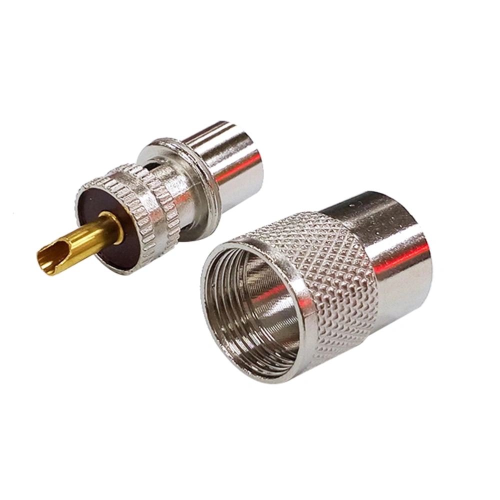 10pcs PL259 Solder Connector Plug with Reducer for RG8U RG58-3 Coaxial Coax Cable