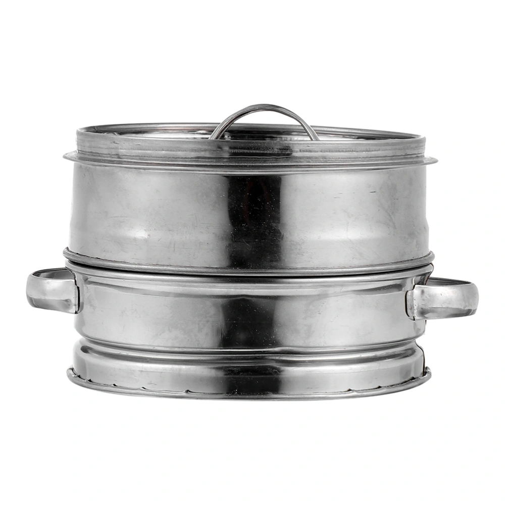 1 Set Food Steamer Pastry Steamer Stainless Steel Steaming Basket with Lid