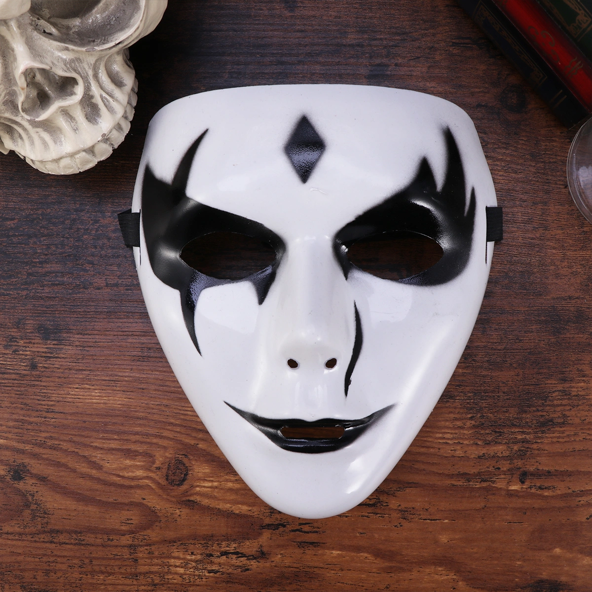 2pcs Death Mask Dancer Mask Costume Prop Mask for Masquerade Cosply Halloween Costume Party Performance Dancing Party (Style E)