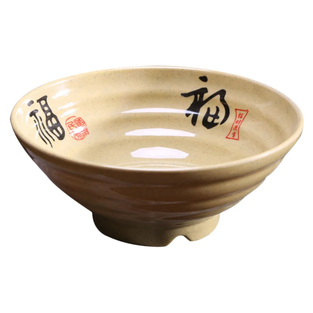 1pc Creative Restaurant Ramen Bowl Ramen Container Bowl Soup Bowl for Restaurant