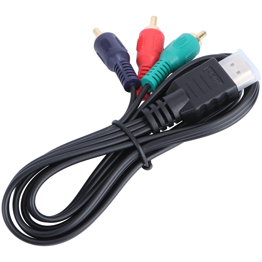 1m 3ft to 3-RCA Male Audio Video Component Convert Cable For HDTV 1080P