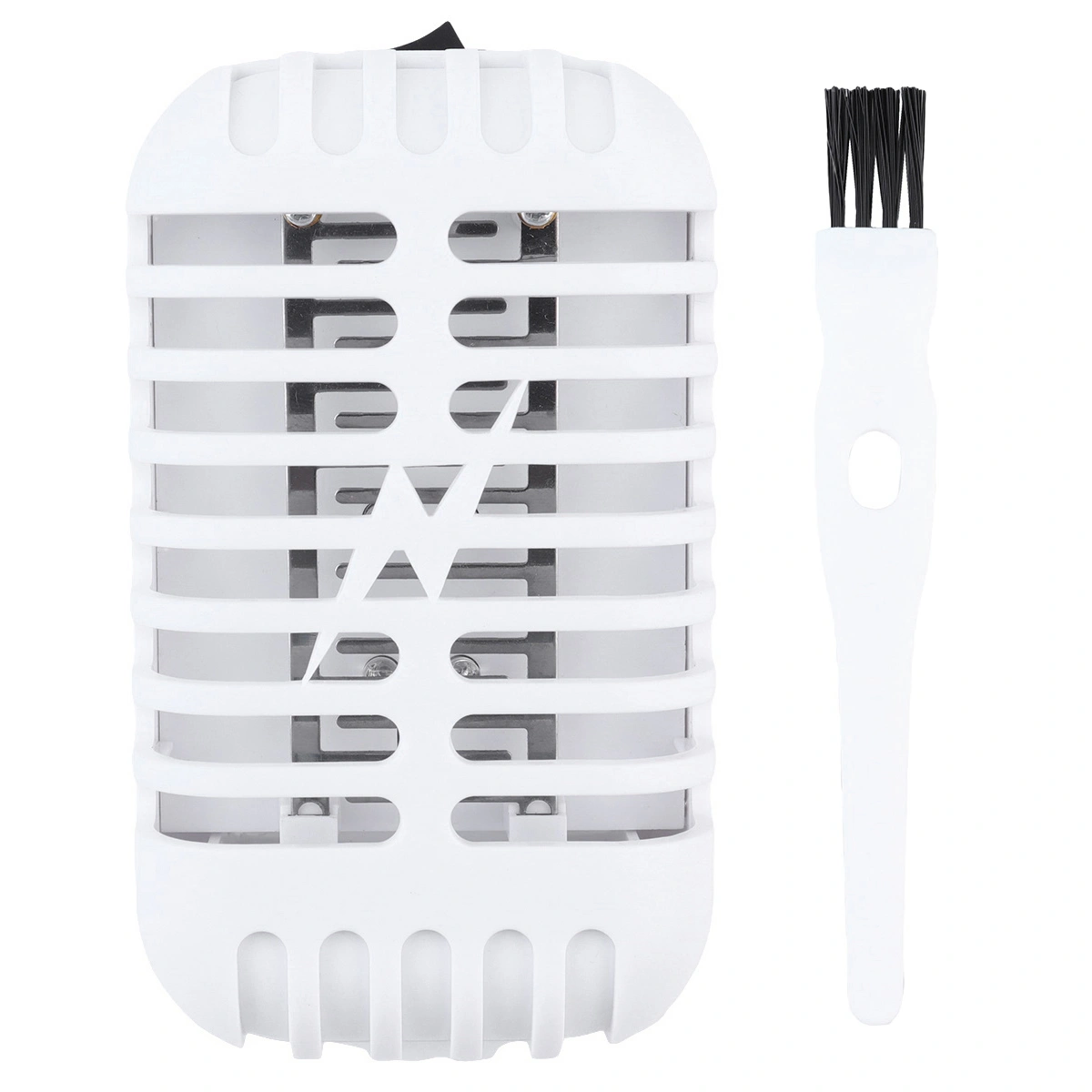 Electric Mosquito Lamp Ultraviolet Mosquito Light LED Bug Zapper Safe Mosquito Trap (White, With EU Plug)