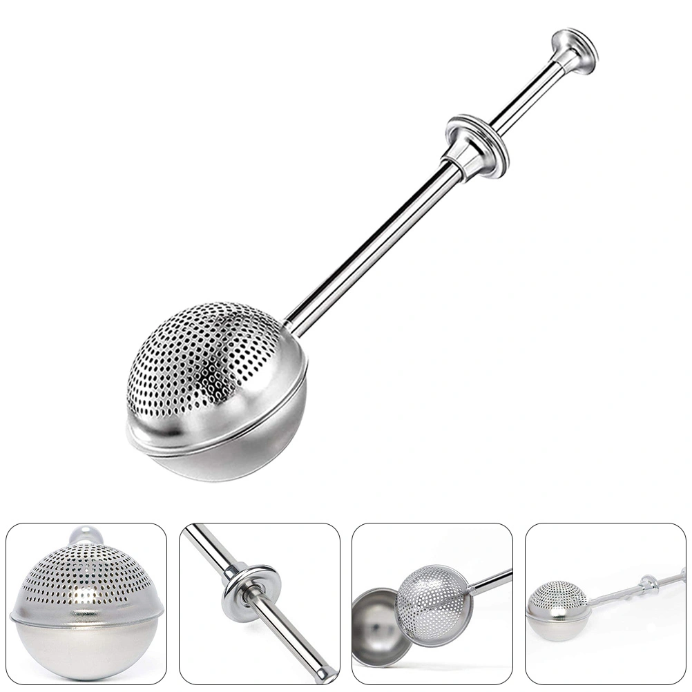 1pc Kitchen Sifting Tool Spice Strainer Flour Sieve Flour Strainer (Silver)