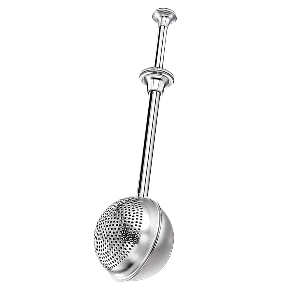 1pc Kitchen Sifting Tool Spice Strainer Flour Sieve Flour Strainer (Silver)