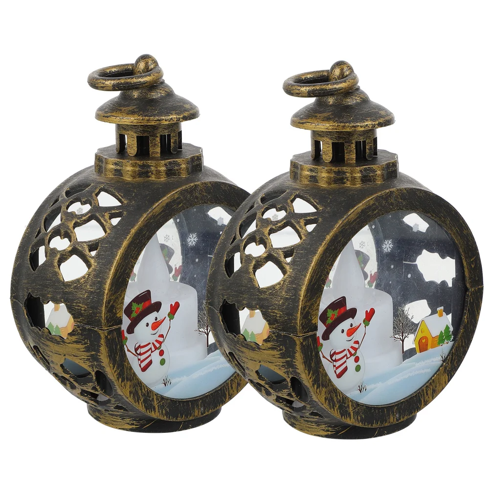 2Pcs Christmas Decoration Small Wind Light LED Light Little Night Light Decor