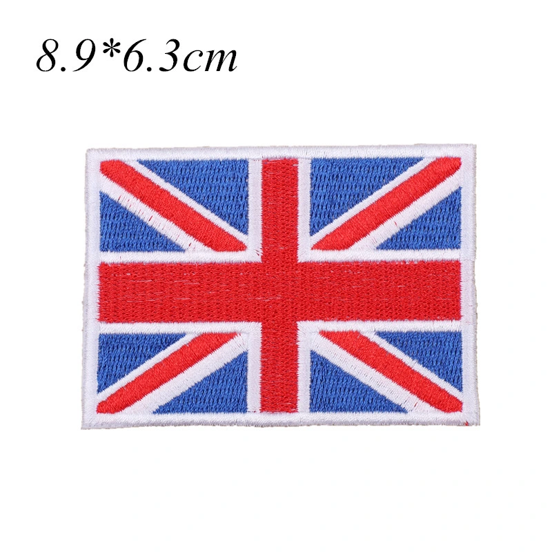 10pcs American Flag Iron On Patches Usa Flag Appliques Patches Costume Embroidered Patches