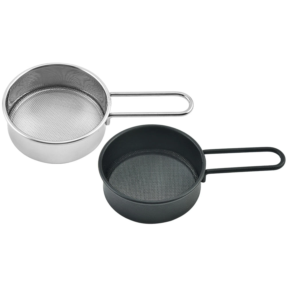2pcs Stainless Steel Flour Sieves Baking Tools Household Flour Sieves Baking Supplies