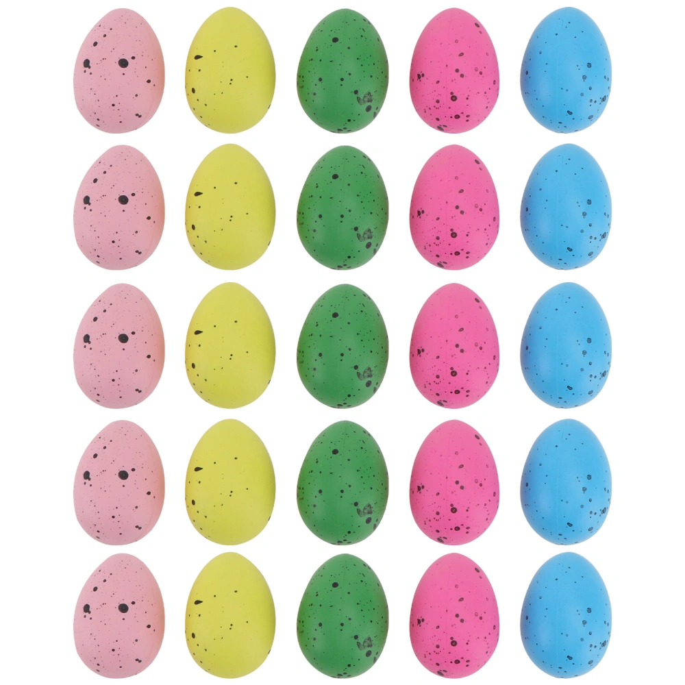 50pcs Easter Egg Decorative Plastic Egg Simulation Egg Party Decorations