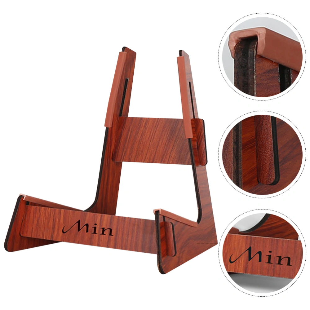 Guitar Stand Wooden Guitar Displaying Floor Rack Ukulele Holder for Home Shop