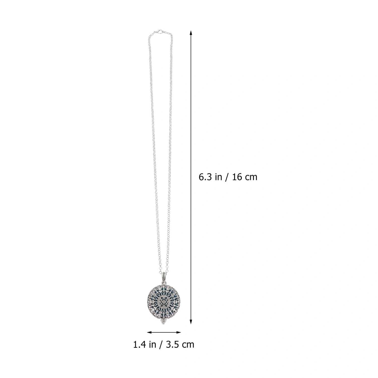 3Pcs Aromatherapy Necklaces Essential Oil Pendants Diffusers (Random Style)
