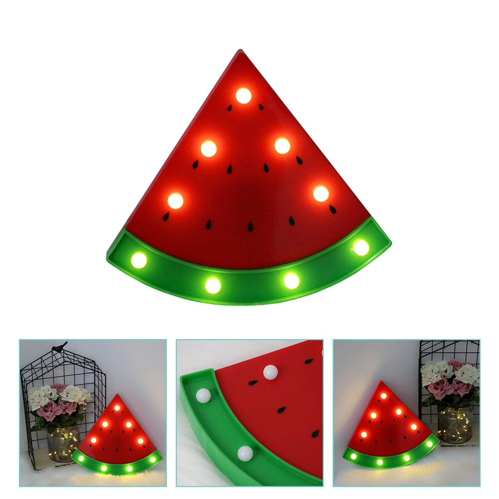 Watermelon Shaped Table Lamp LED Watermelon Light Decoration for Kid Room