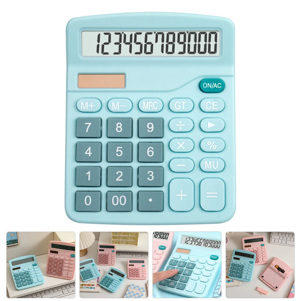 Dual Power Calculator Office Calculator Multi-use Calculator Office Supplies