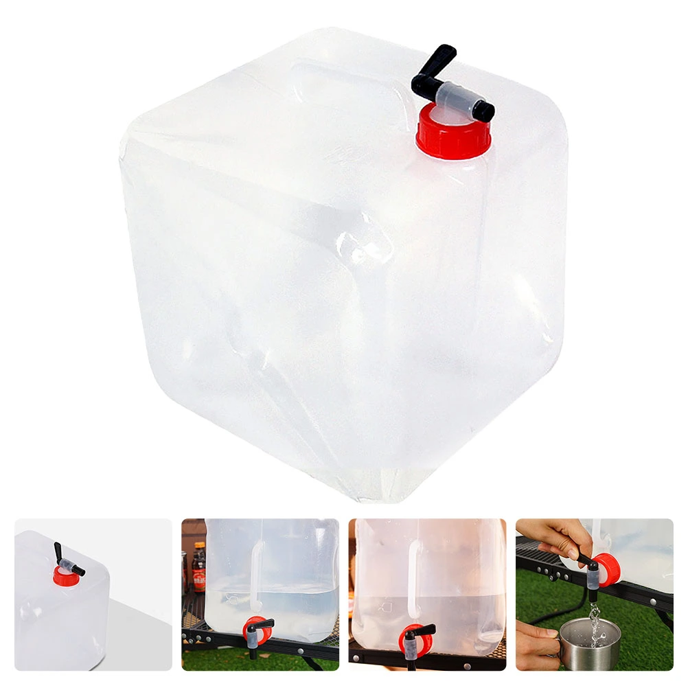 Collapsible Water Container Outdoor Water Jug Portable Water Container Vehicle-mounted Water Bag