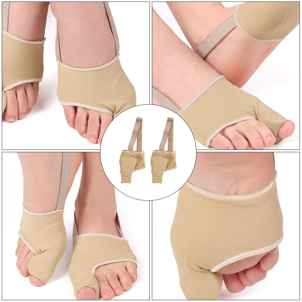 1pair SEBE Thumb Valgus Toe Split Foot Guard Bigfoot Bone Toe Split Socks