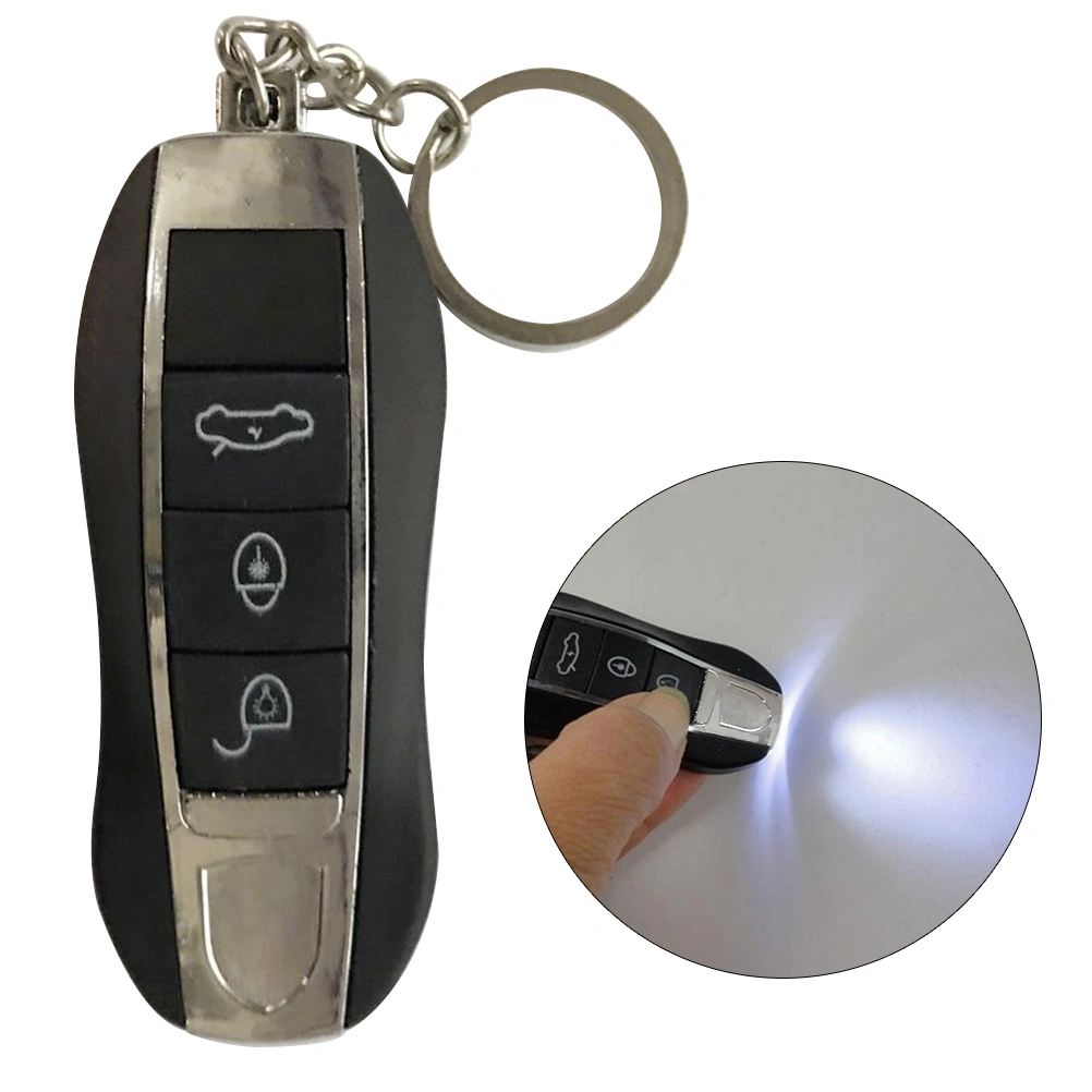 3 in 1 Prank Electric Keychain with   Pointer LED Torch
