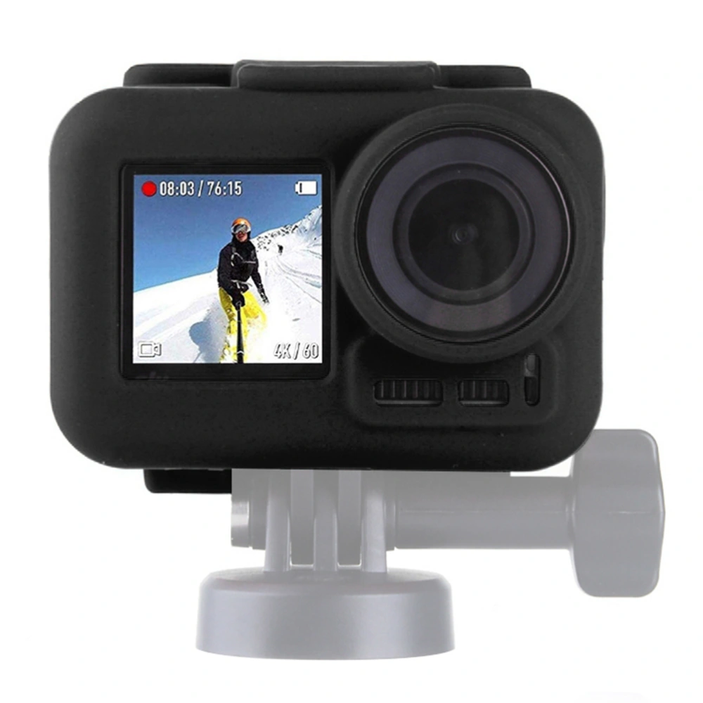 1pc Action Camera Frame Silicone Protective Case Sports Camera Protective Cover Compatible for Osmo Action