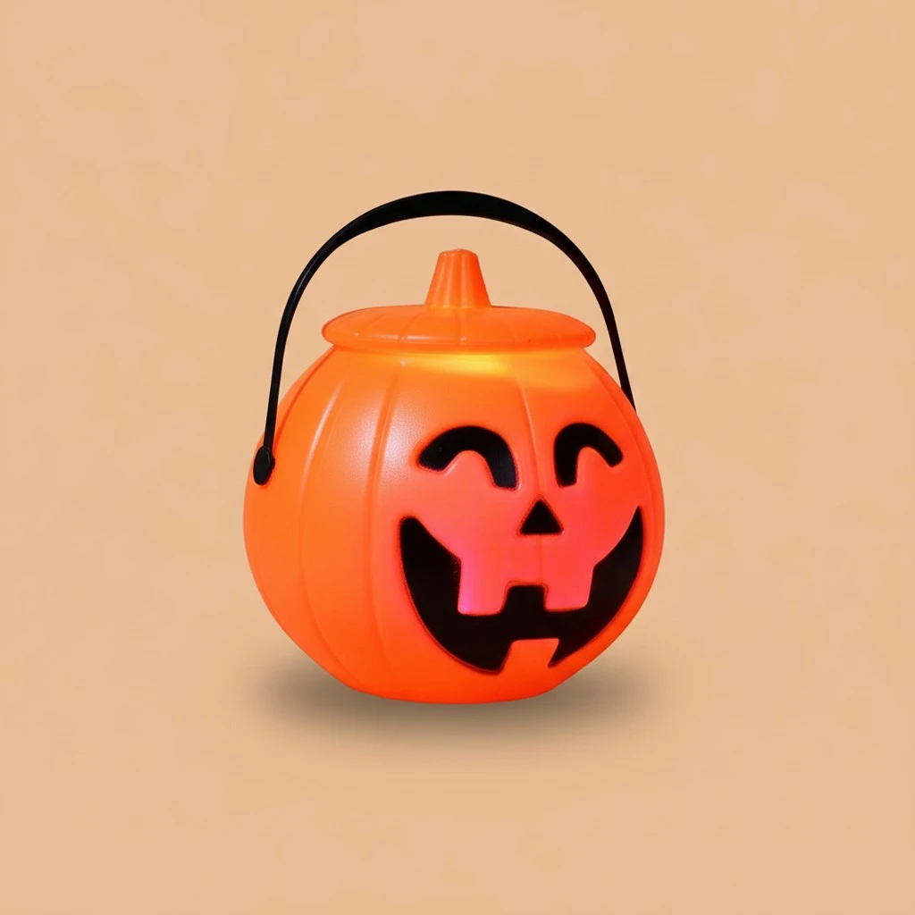 6 Pcs Halloween Party Adorable Pumpkin Shaped Candy Bucket Gift Containers