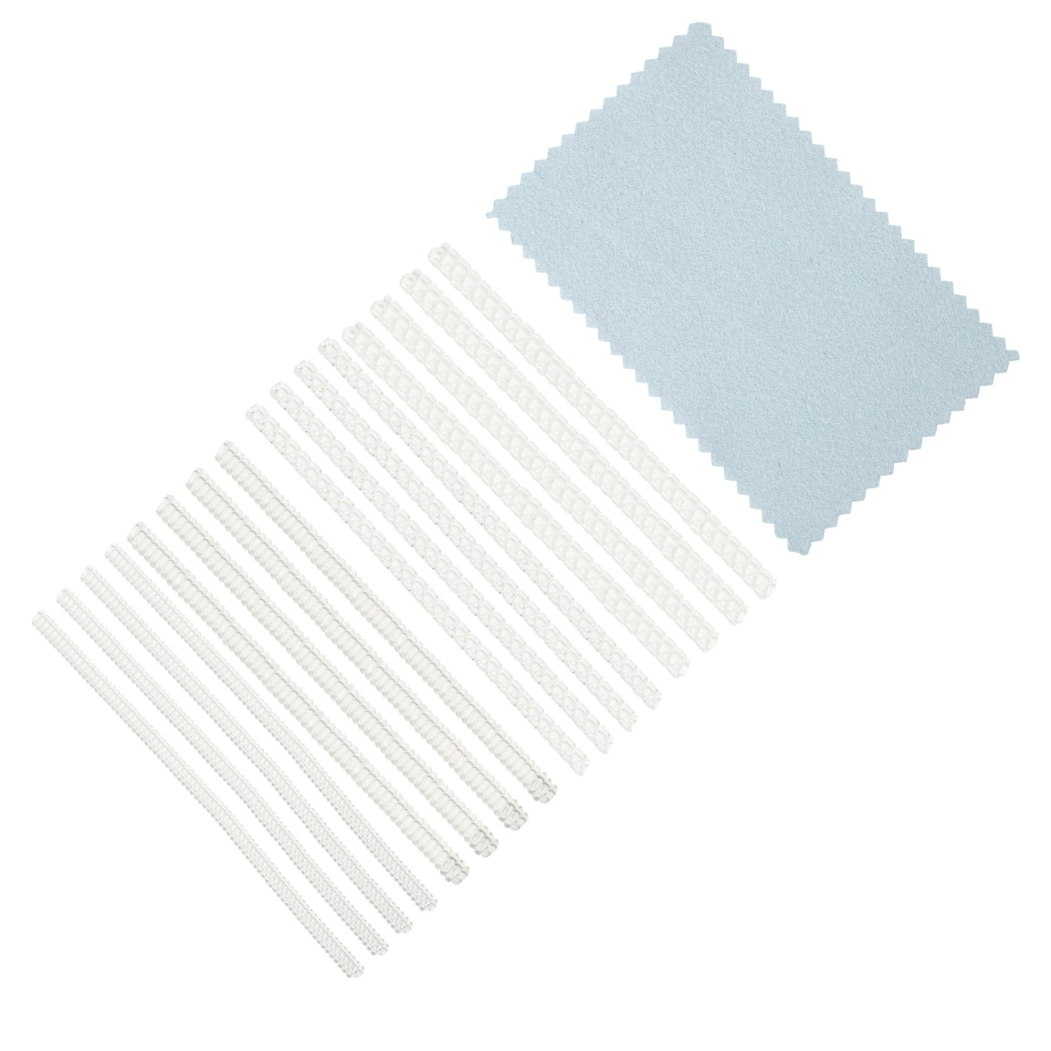 1 Set of 16 Pcs Ring Size Adjuster Plastic Loose Ring Sizer Jewelry Adjuster