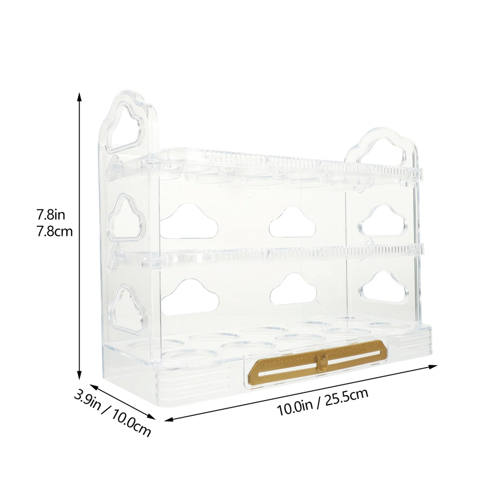 Egg Holder for Refrigerator Flipped Egg Container Household Egg Rack Multi-layer Egg Box