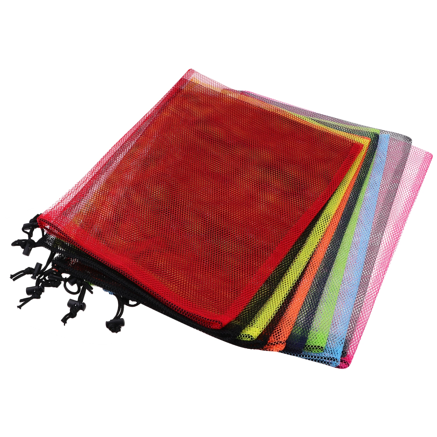 10Pcs Practical Organic Cotton Drawstring Bags Supermarket Fruit Shopping Bags