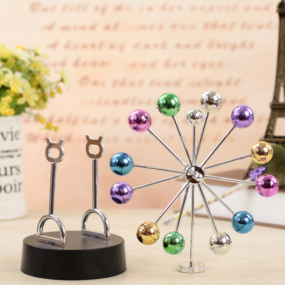 Perpetual Motion Ferris Wheel Colorful Balls Ferris Wheel Ornament Ferris Wheel Decor