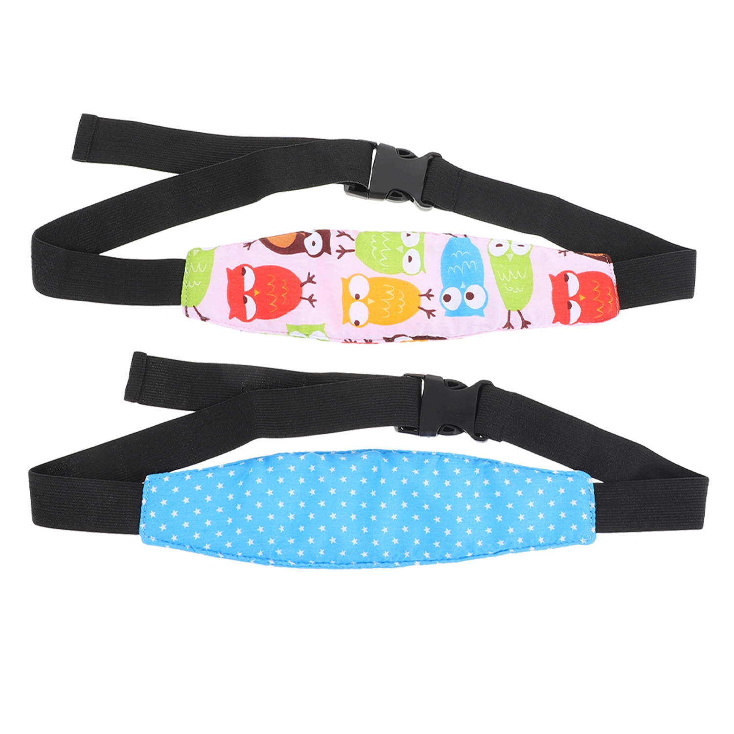2Pcs Baby Stroller Head Support Strap Baby Sleeping Head Safety Strap Head Band Strap