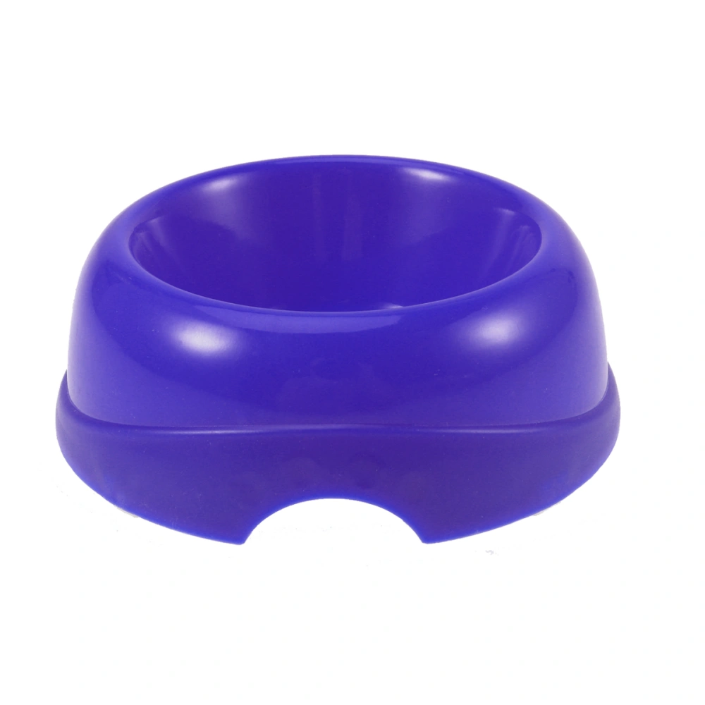 Pet Puppy Dog Feeding Bowl Dog Feeding Bowl Cat Puppy Plastic Non Food Dish Pet Drink Water Bowl Eating Feeder Blue