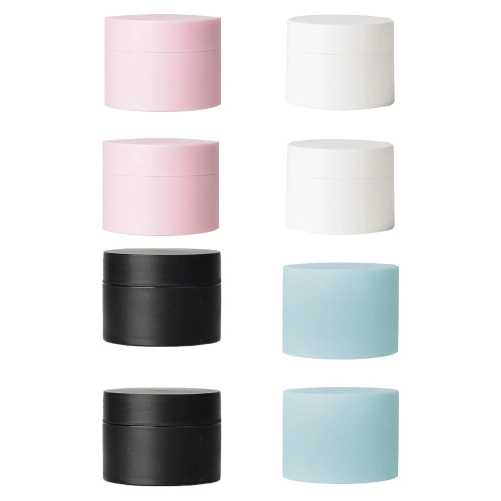 8Pcs 15g Small Plastic Bottles Jars Leak-Proof Cosmetics Cream Box Container