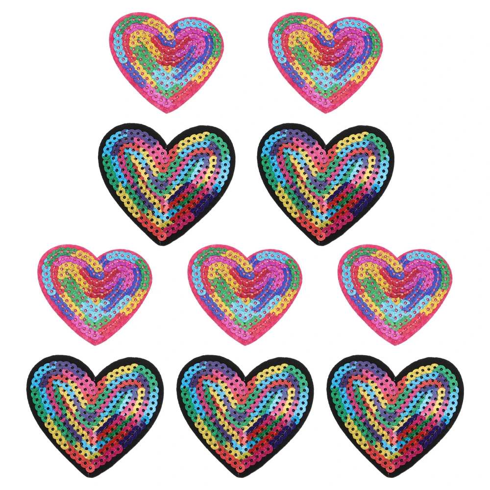 10pcs Color Sequins Clothing Patches Color Sequins Patches Sequins Patches