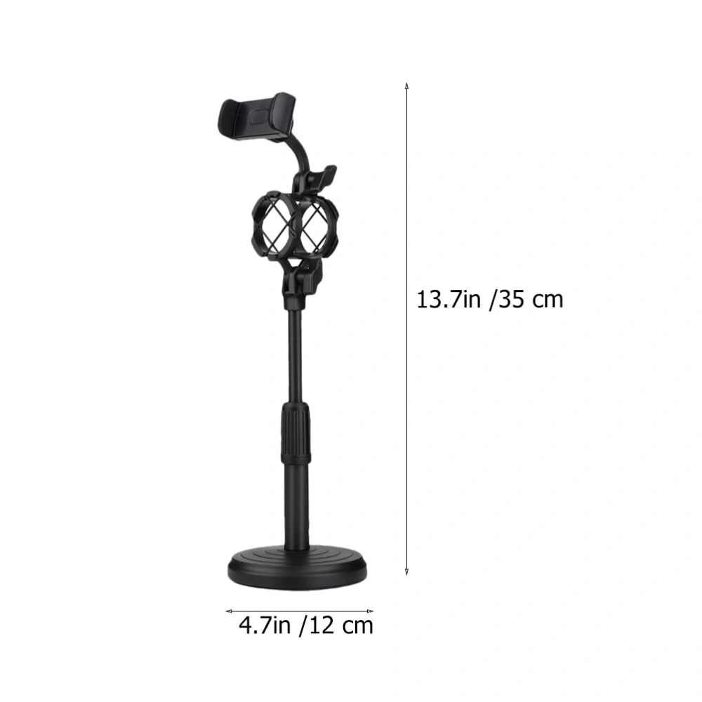 Adjustable Table Microphone Bracket Live Broadcast Mobile Phone Stand Holder