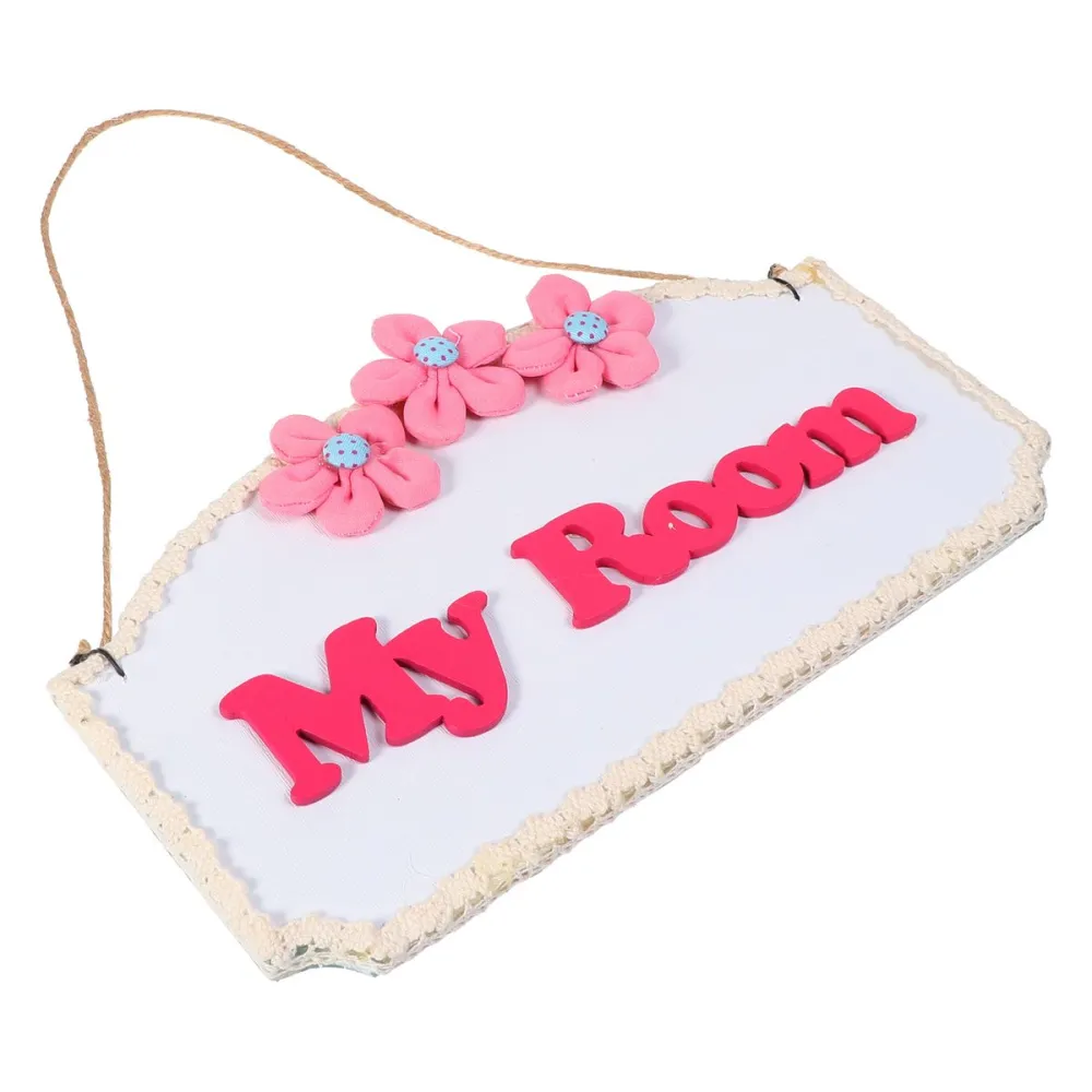 Wooden Door Sign Door Hanging Ornament Home Decoration for Children's Room