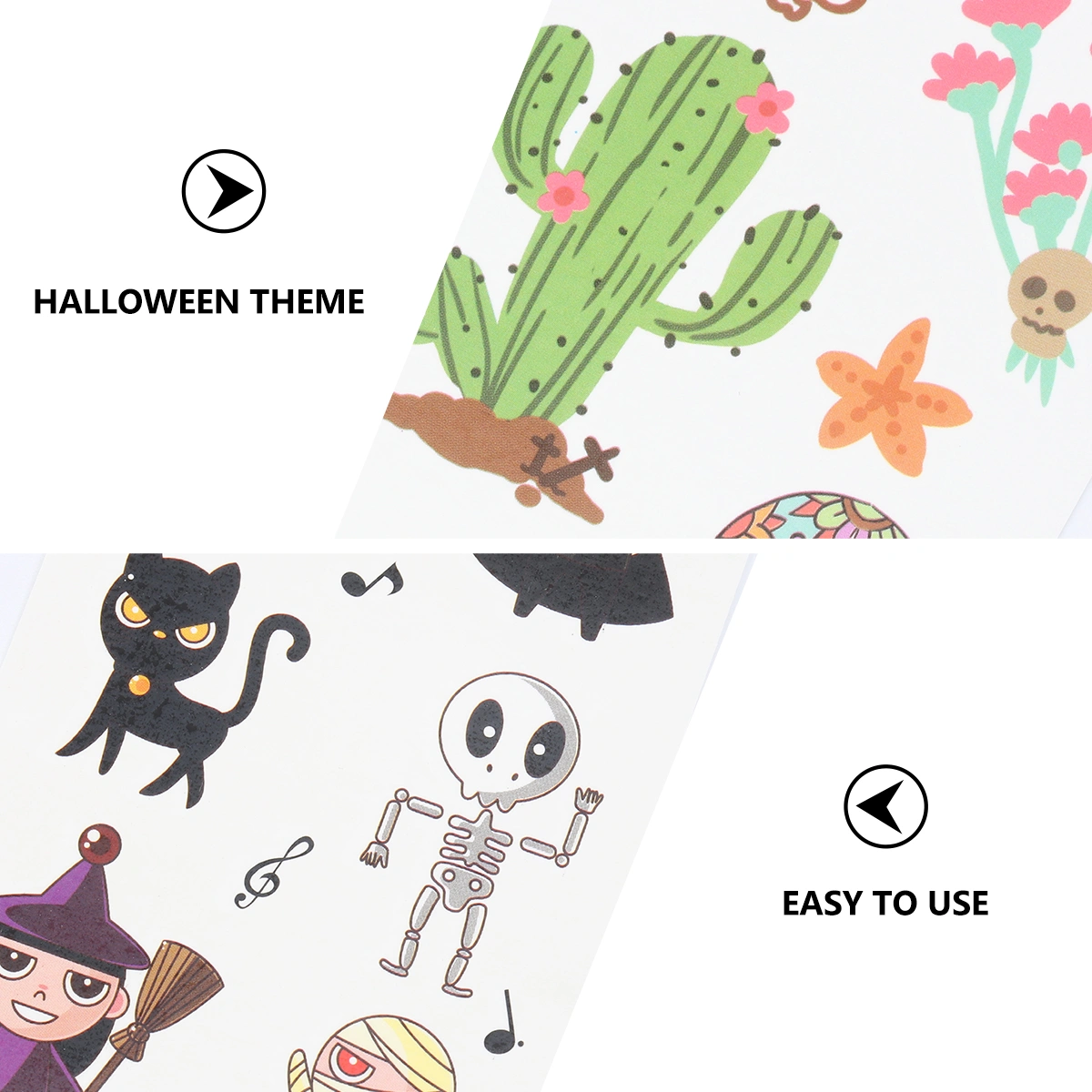 30Pcs Waterproof Stickers Halloween Day of the Dead Christmas Stickers