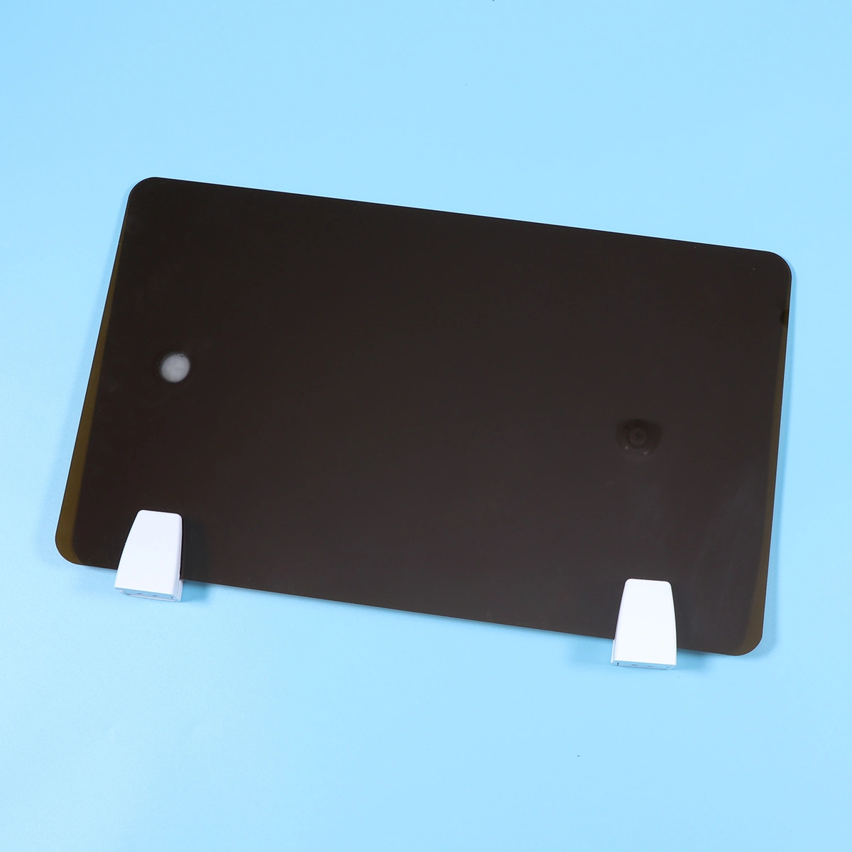 1PC Office Desktop Partition Acrylic Test Baffle Acrylic Screen Dividing Board Practical Desktop Partition Board for School Office Use (Tawny)