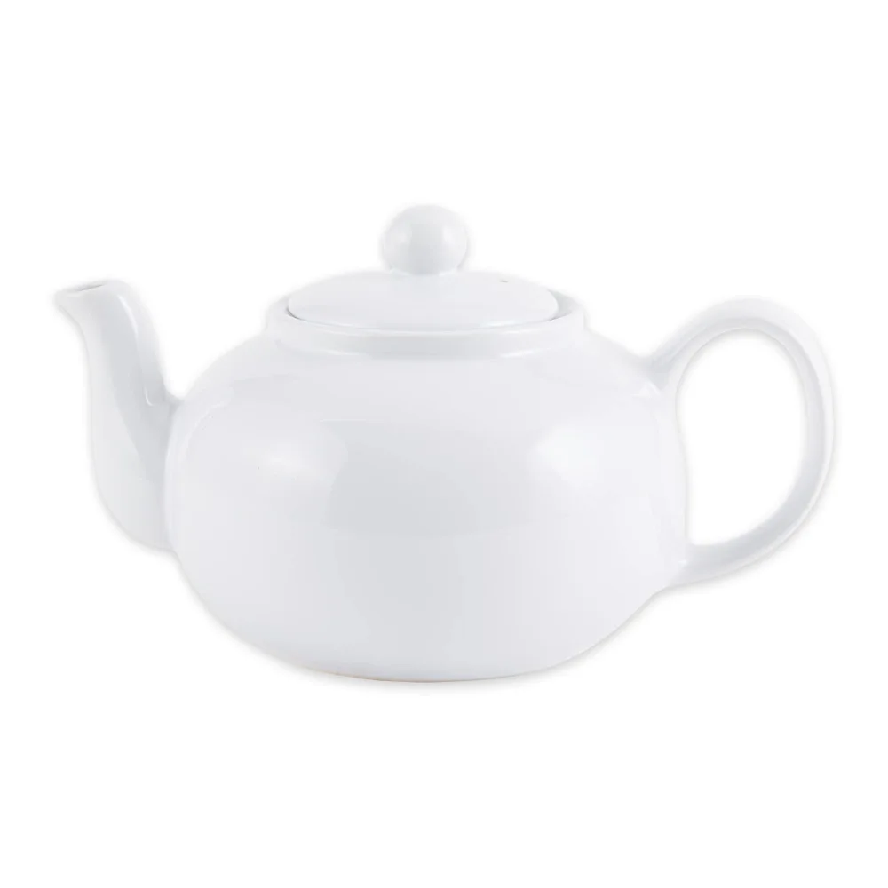 Ceramic Tea Pot White Teapot Kungfu Tea Pot Household Tearoom Ceramic Teaware